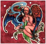 Ink. Tea. Watercolor. Marker