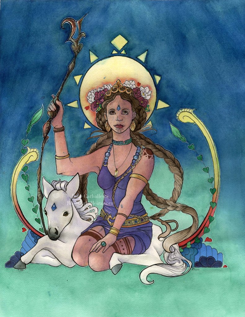 Ink, Watercolor, Colored Pencil